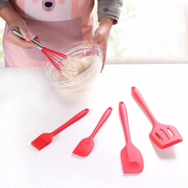 61ERMrLJoFL._SL1500_ 5 Piece Silicone Cooking & Baking Spoon Set