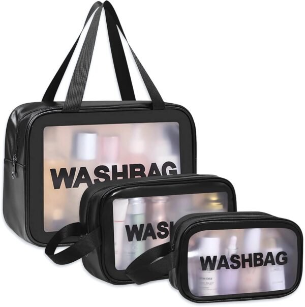 3 Pcs Wash Bag Set for Women
