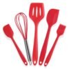 61ZydWI5BrL._SL1500_ 5 Piece Silicone Cooking & Baking Spoon Set