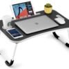 61w0gV--eXL._AC_SL1500_ Foldable Laptop Table with Cup Holder – Portable Bed Desk