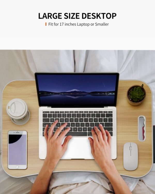 71idYcWl6fL._AC_SL1500_ Foldable Laptop Table with Cup Holder – Portable Bed Desk