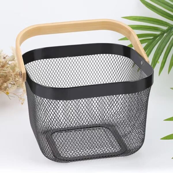 Black Stylish Mesh Basket Black stylish mesh basket