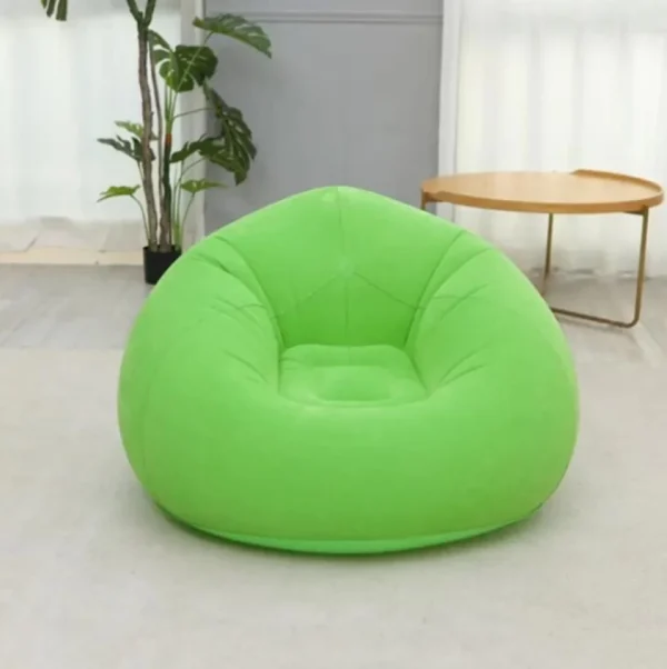 Inflatable sofa green